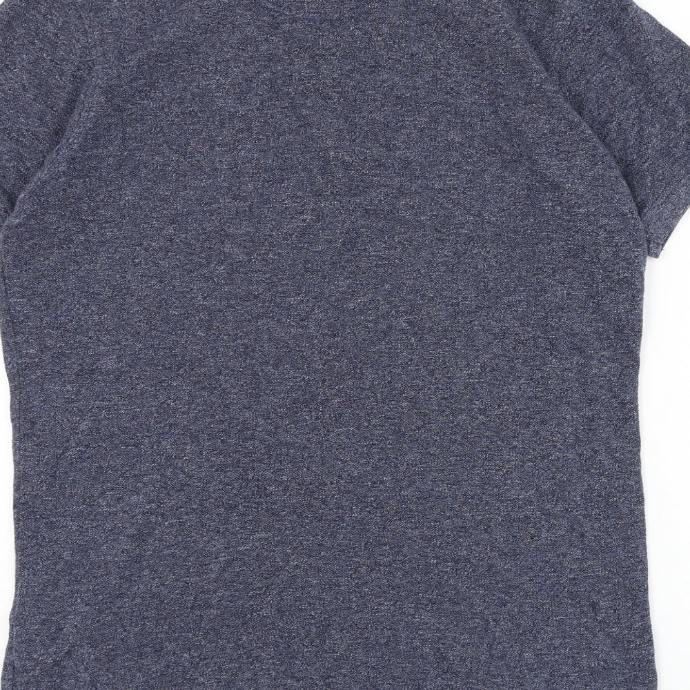 Jack Wills Mens Blue Cotton Polo Size S Collared Button