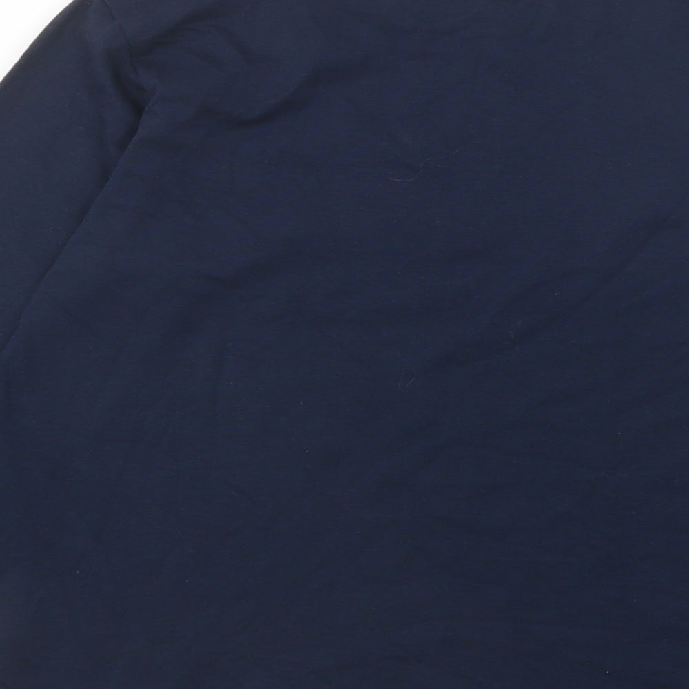 Primark Boys Blue Cotton Basic T-Shirt Size 9-10 Years Round Neck Pullover - Los Angeles