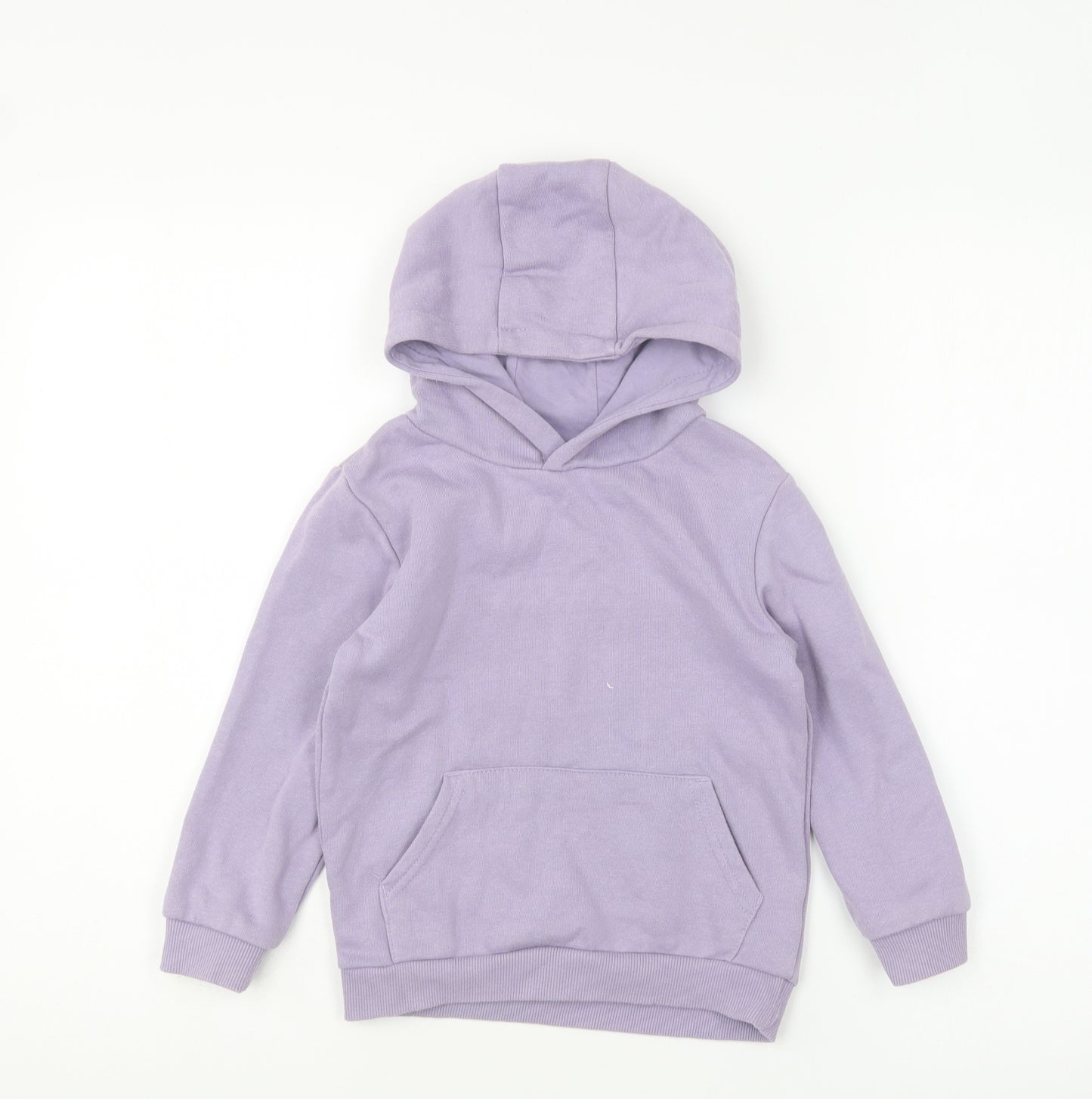 Dunnes Stores Boys Purple Cotton Pullover Hoodie Size 4-5 Years Pullover
