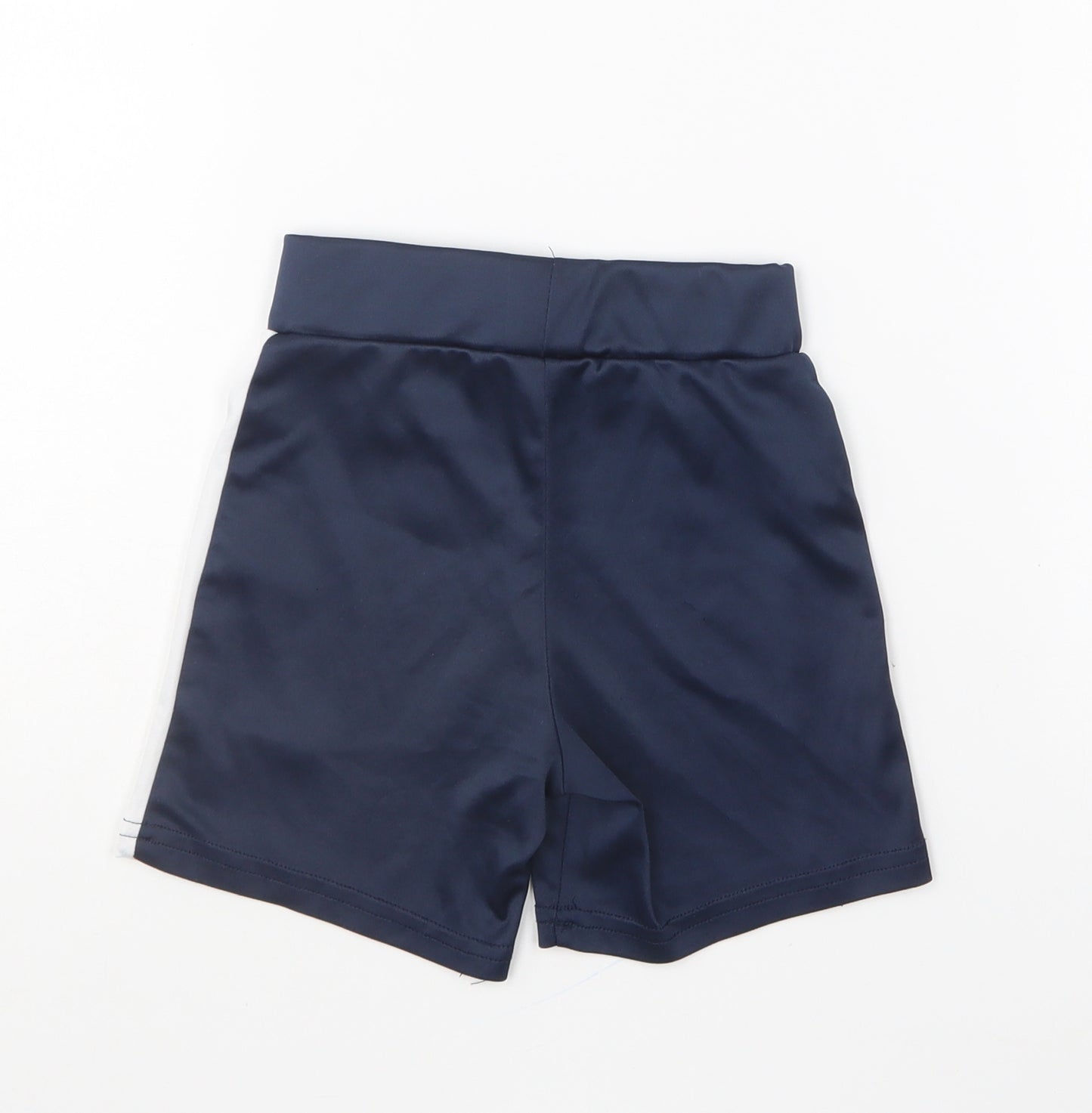 Dunnes Stores Boys Blue Polyester Sweat Shorts Size 4 Years Regular Drawstring - Northern Ireland Football