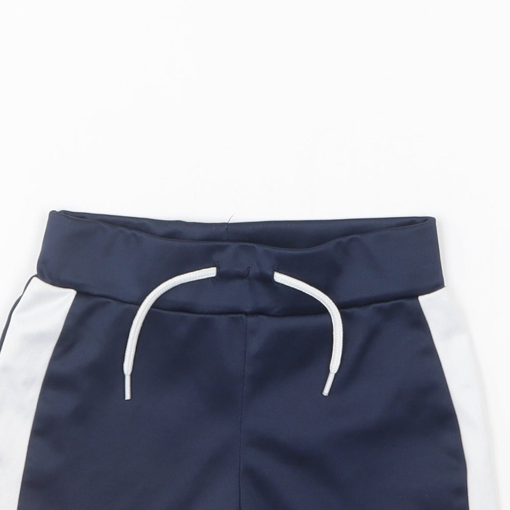 Dunnes Stores Boys Blue Polyester Sweat Shorts Size 4 Years Regular Drawstring - Northern Ireland Football
