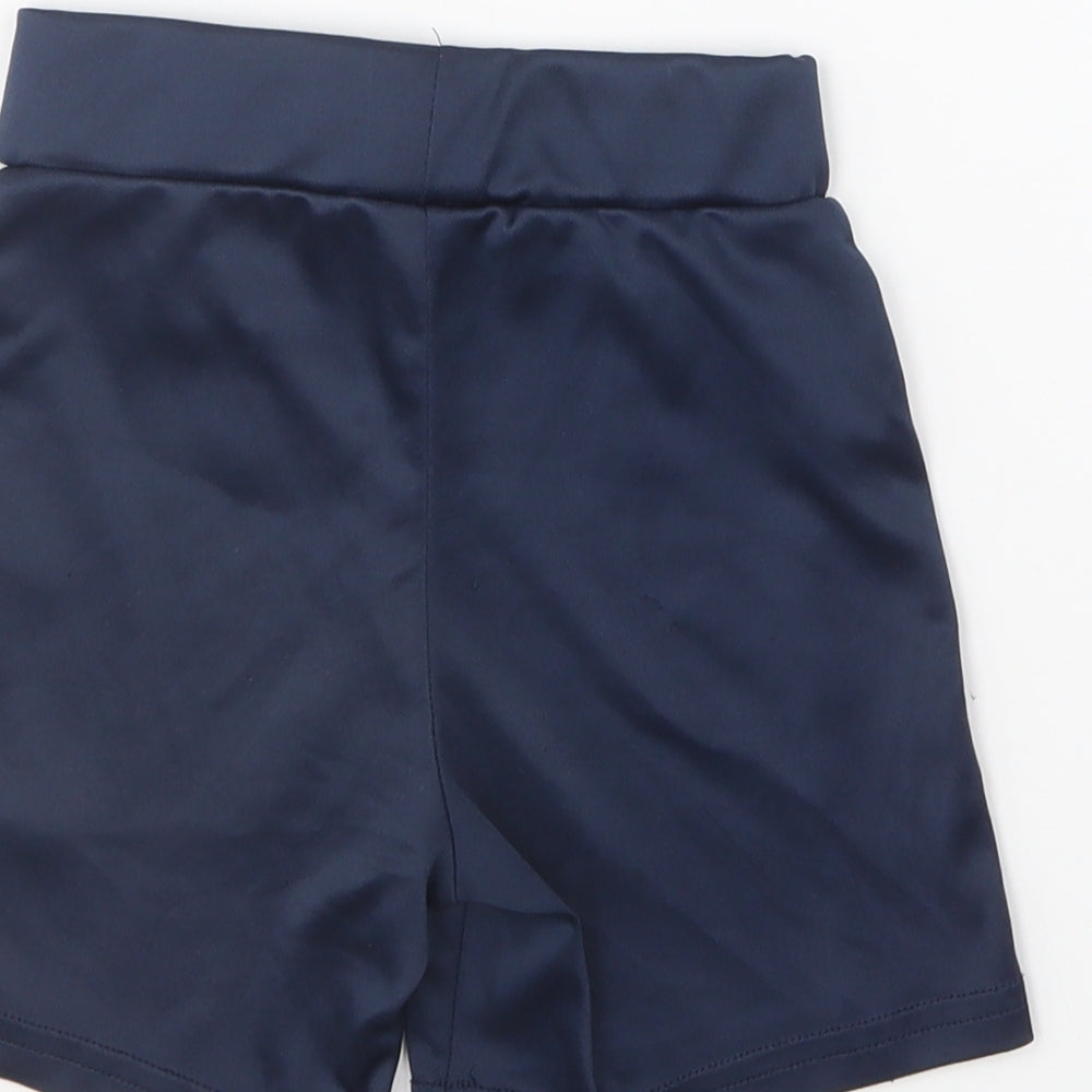 Dunnes Stores Boys Blue Polyester Sweat Shorts Size 4 Years Regular Drawstring - Northern Ireland Football