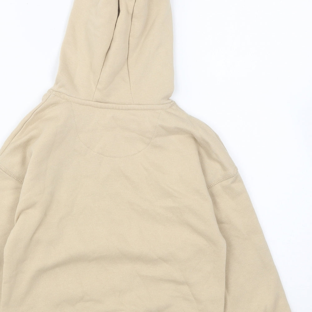 Primark Boys Beige Cotton Pullover Hoodie Size 5-6 Years Pullover - Dinosaurs