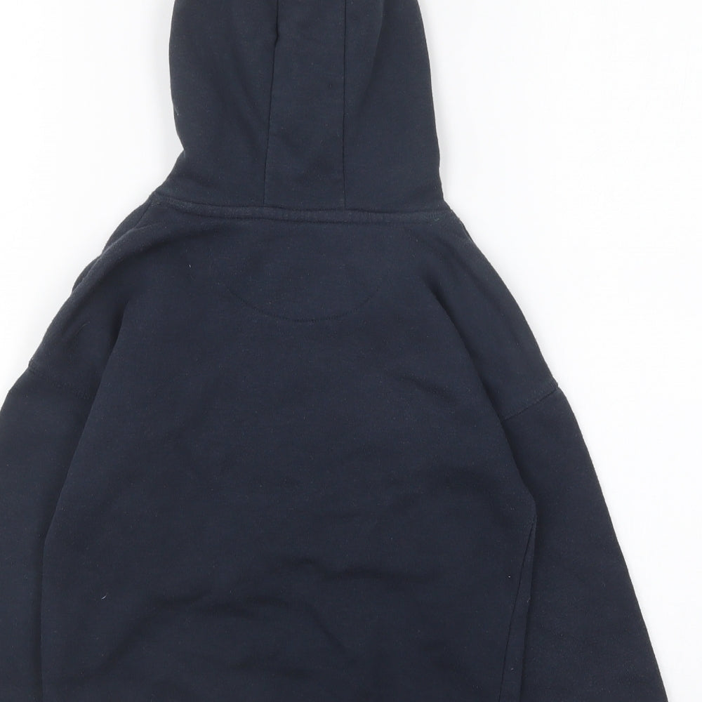 Primark Boys Blue Cotton Pullover Hoodie Size 4-5 Years Pullover - Future Hero