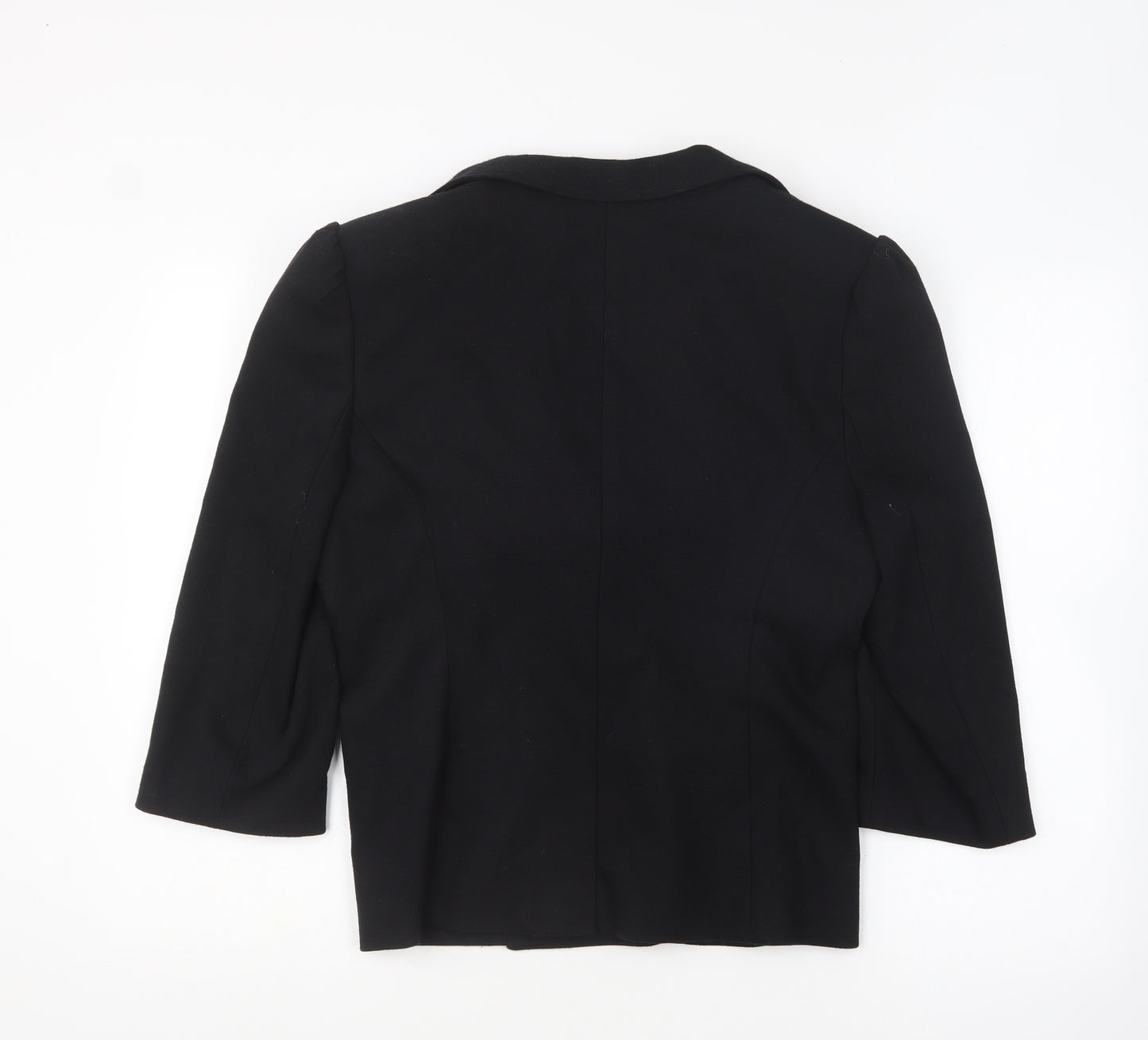 Miss Selfridge Womens Black Jacket Blazer Size 18 Button