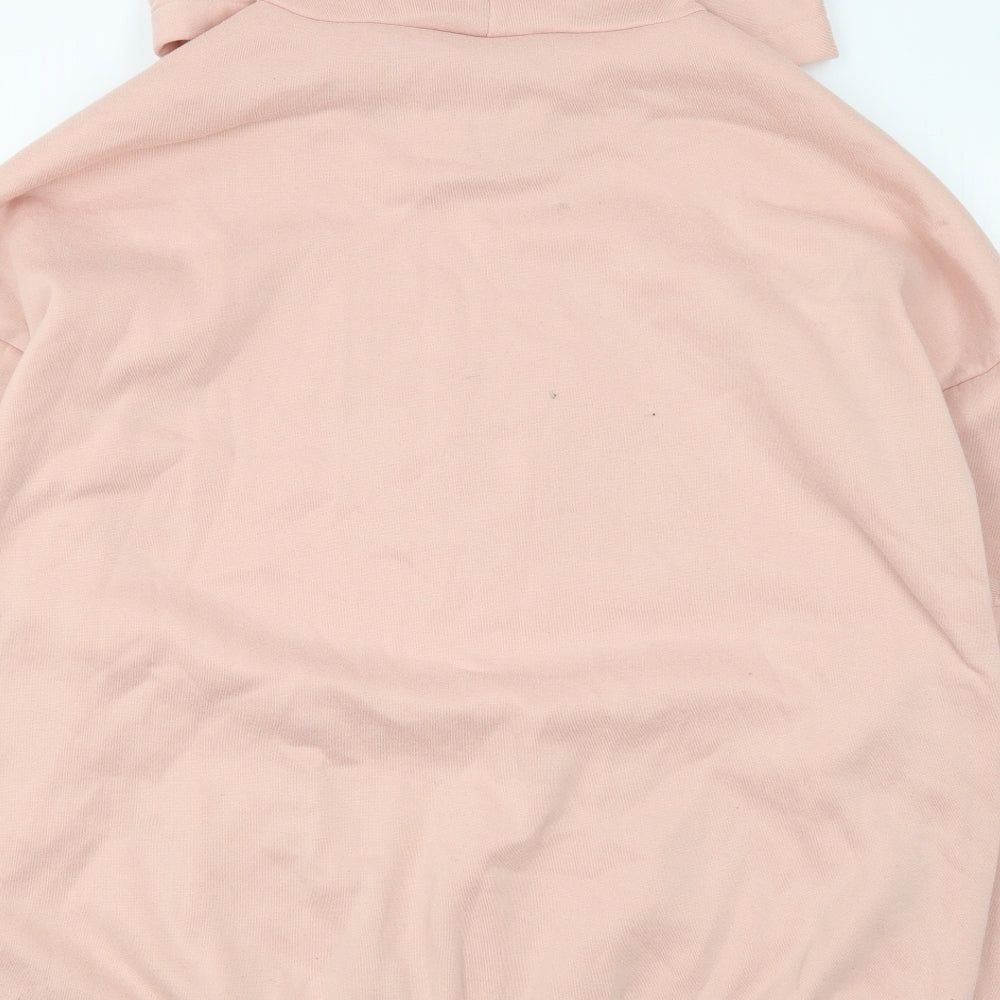SheIn Womens Pink Polyester Pullover Hoodie Size 3XL Pullover - Love Heart