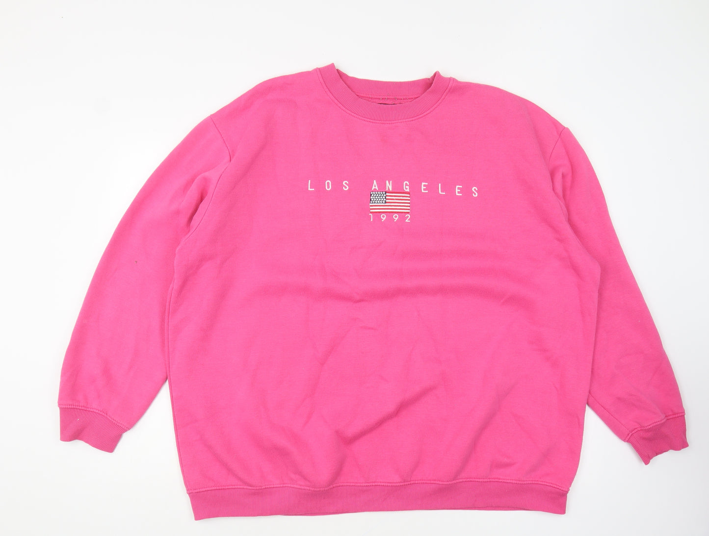 Daisy Street Womens Pink Cotton Pullover Sweatshirt Size 20 Pullover - Los Angeles