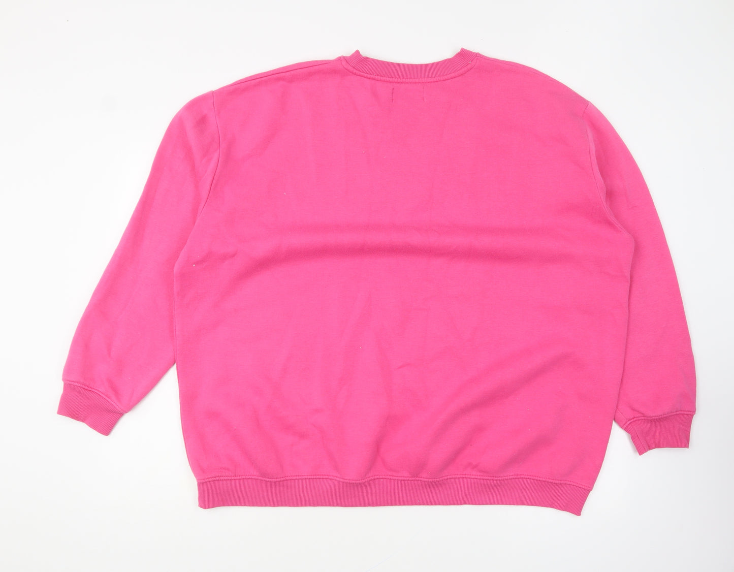 Daisy Street Womens Pink Cotton Pullover Sweatshirt Size 20 Pullover - Los Angeles