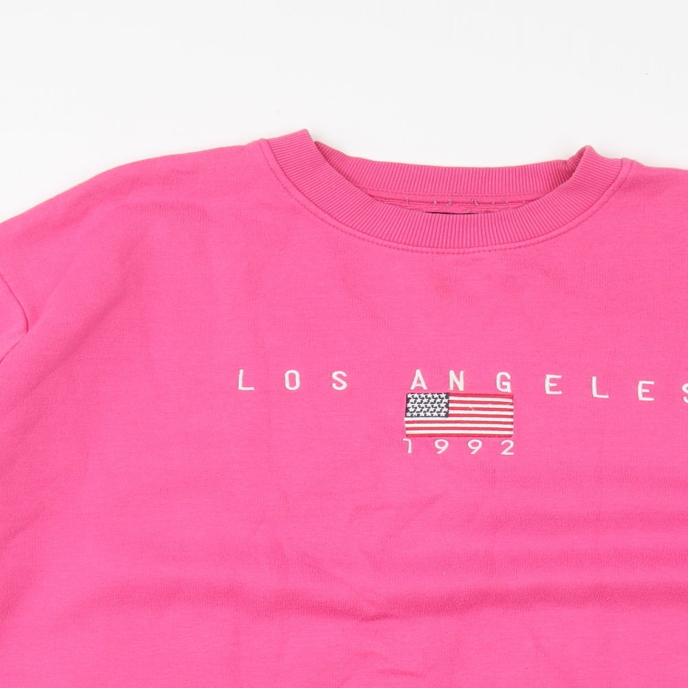 Daisy Street Womens Pink Cotton Pullover Sweatshirt Size 20 Pullover - Los Angeles