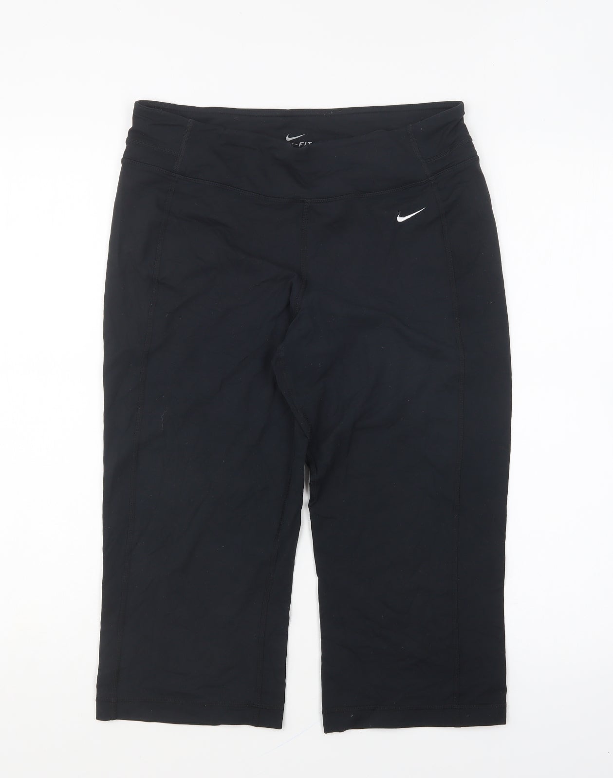 Nike Womens Black Polyester Compression Leggings Size M L20 in Regular Pullover