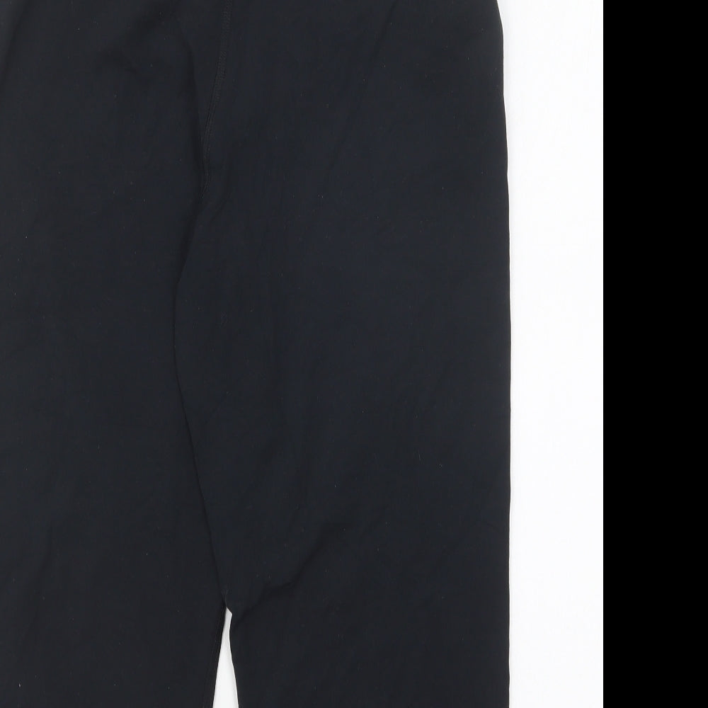 Nike Womens Black Polyester Compression Leggings Size M L20 in Regular Pullover