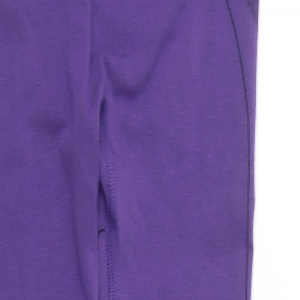 Primark Womens Purple Polyester Compression Leggings Size XS L25 in Regular Pullover