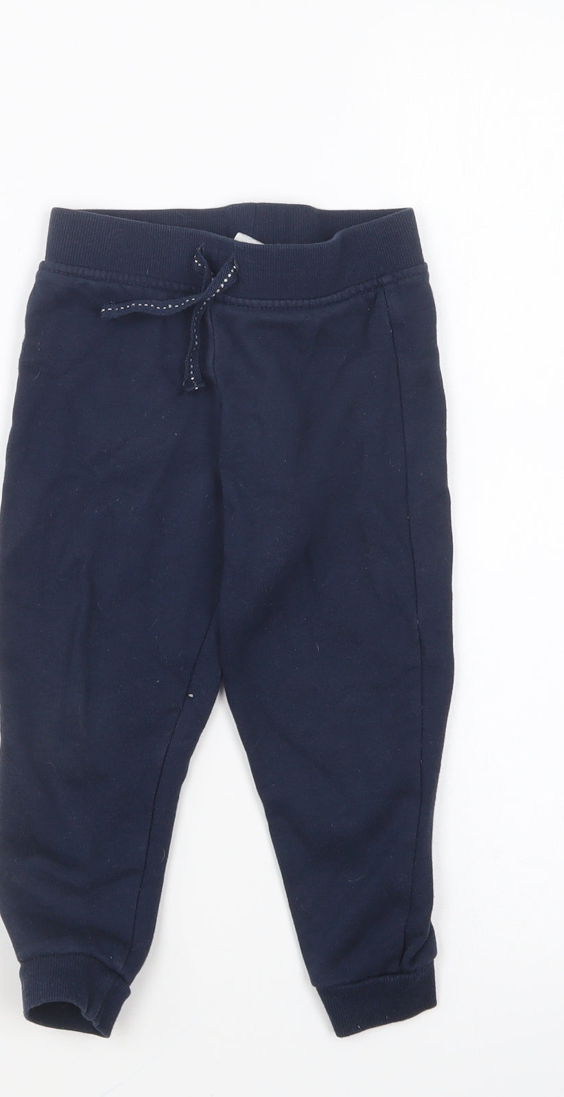 Primark Baby Blue Polyester Jogger Trousers Size 18-24 Months Drawstring