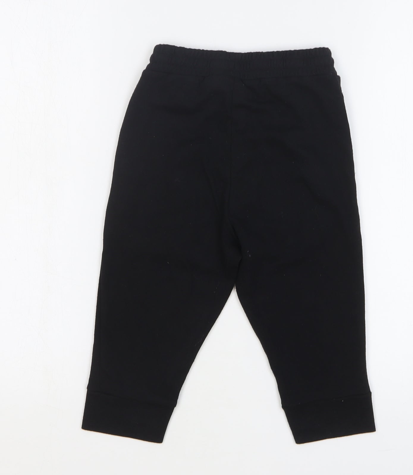 LA Gear Girls Black Polyester Pedal Pusher Trousers Size 7-8 Years Regular Drawstring