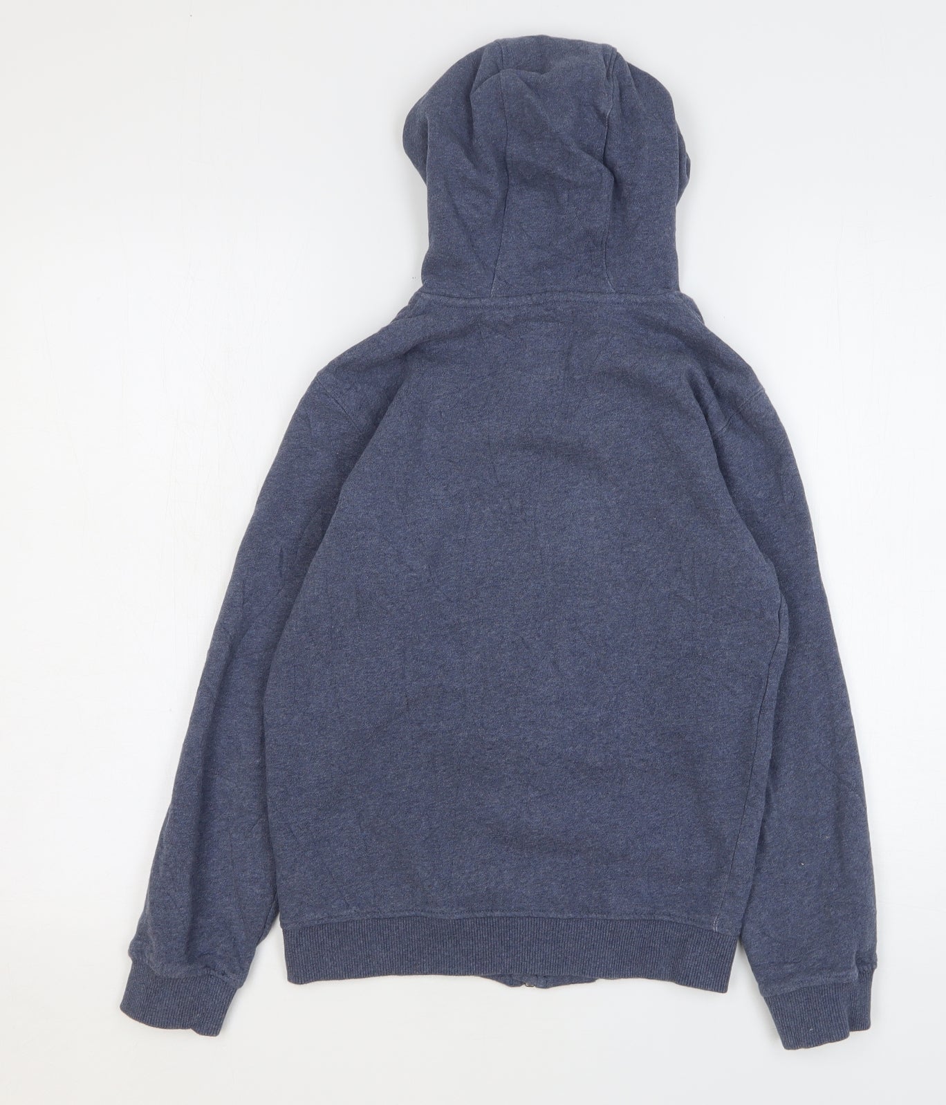 Franklin & Marshall Boys Blue Cotton Full Zip Hoodie Size 12-13 Years Zip