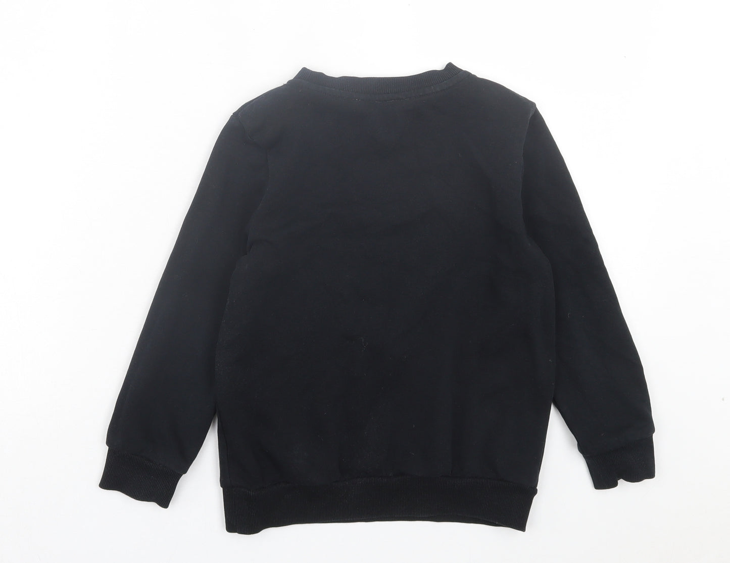 George Boys Black Cotton Pullover Sweatshirt Size 5-6 Years Pullover - Epic Kids Club