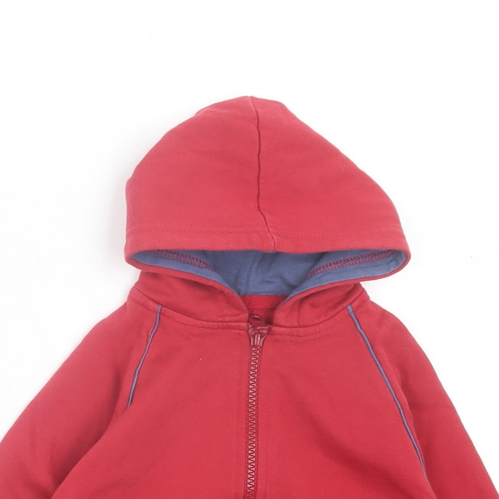Dunnes Stores Boys Red Basic Jacket Jacket Size 6-9 Months Zip - Global Adventure