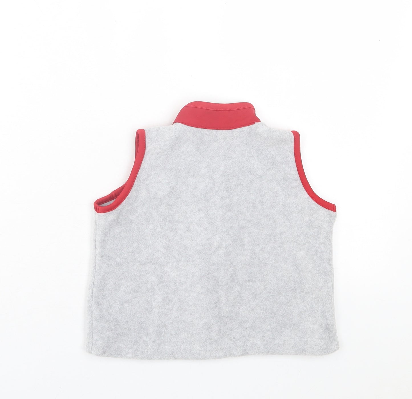 Earlydays Boys Grey Gilet Jacket Size 6-9 Months Zip