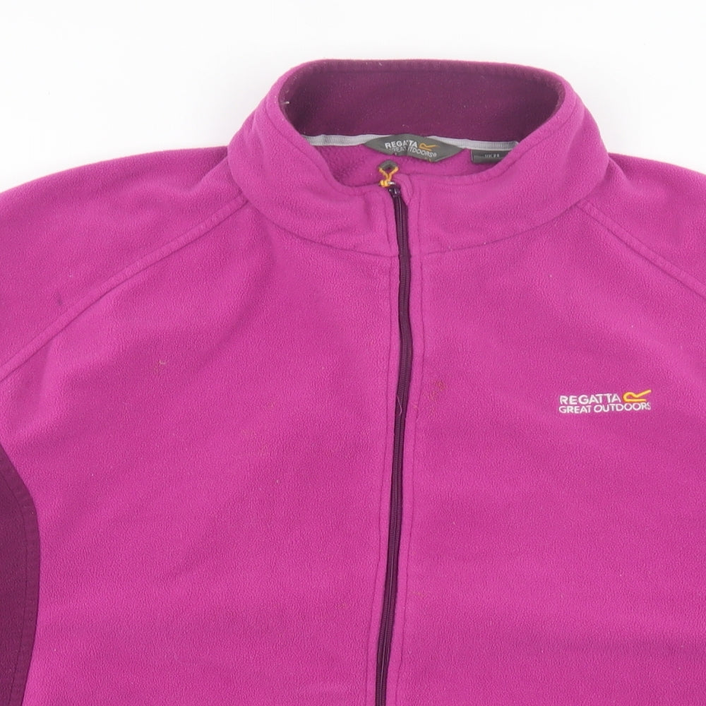 Regatta Womens Purple Jacket Size 26 Zip