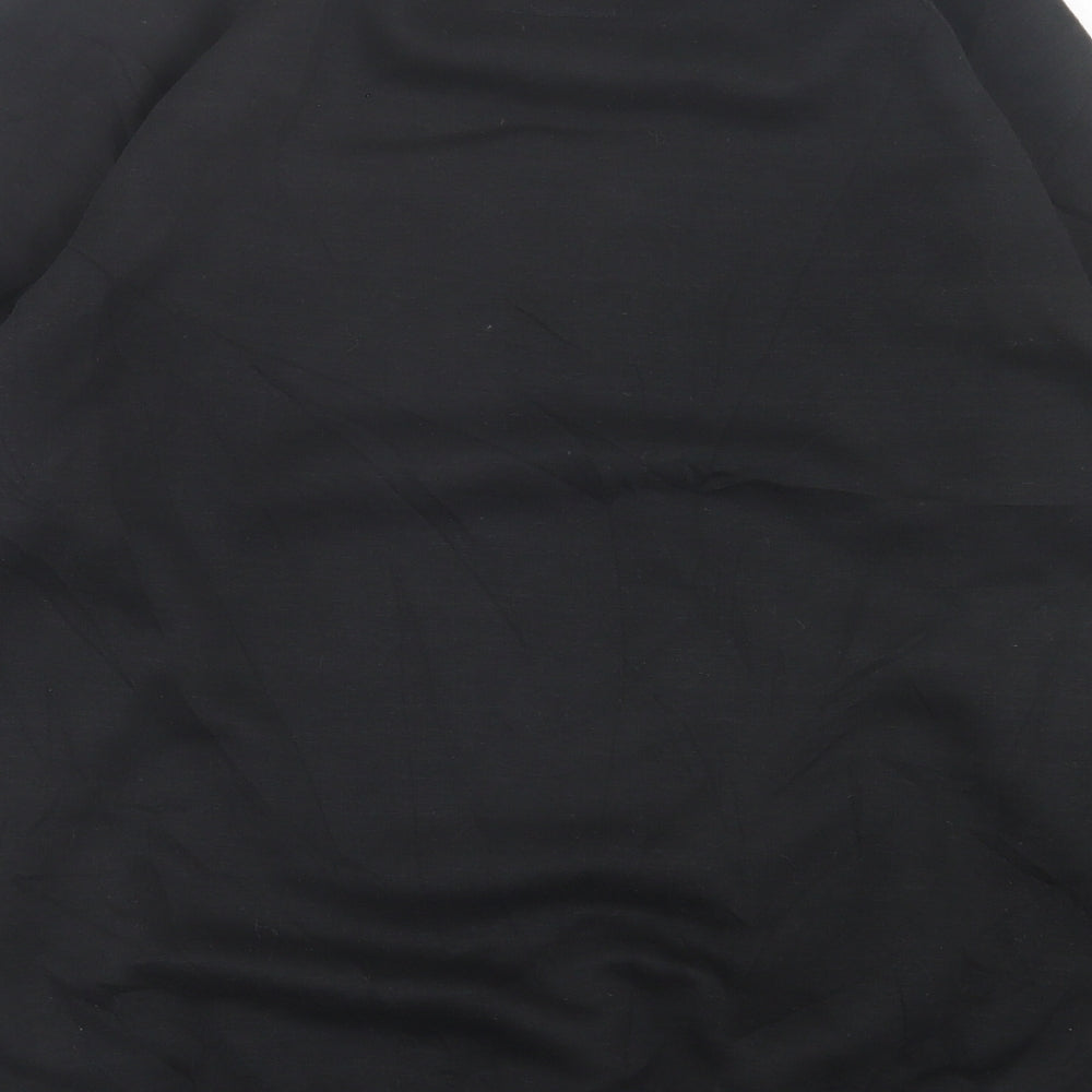 Boohoo Mens Black Cotton Pullover Sweatshirt Size XL