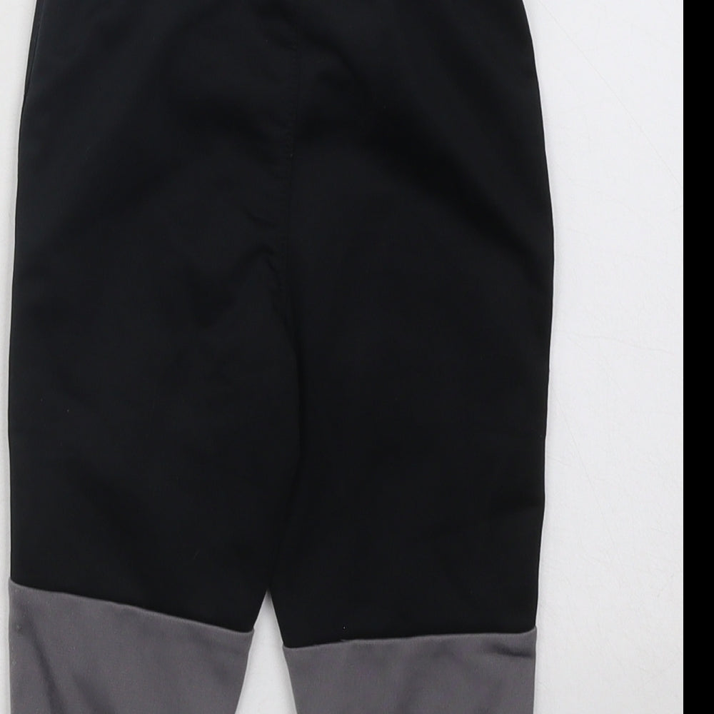 Nike Boys Black Colourblock Polyester Jogger Trousers Size 18 Months Pullover