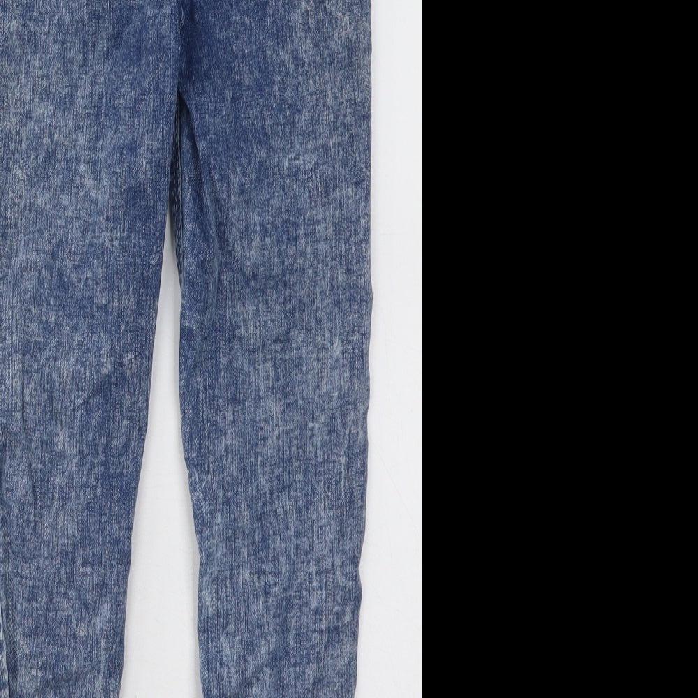 NEXT Boys Blue Cotton Skinny Jeans Size 9 Years Regular Button