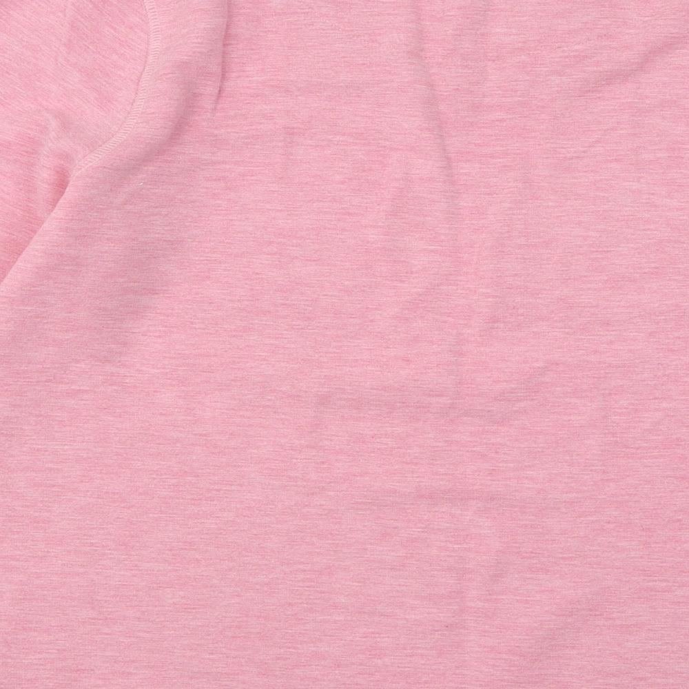 George Womens Pink Cotton Pullover Sweatshirt Size 12 Pullover