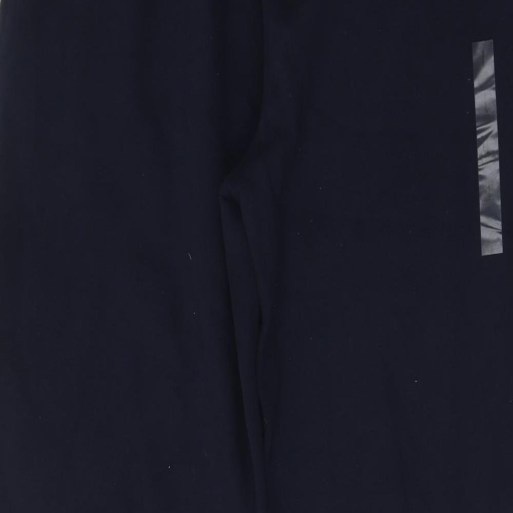 Easy Mens Blue Cotton Sweatpants Trousers Size L L31 in Regular Drawstring