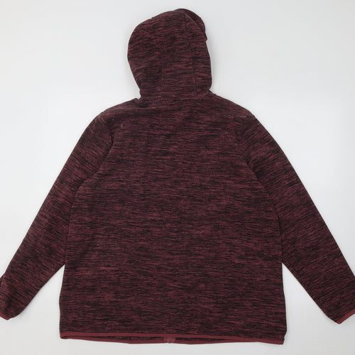 Dunnes Stores Womens Purple Geometric Jacket Size XL Zip