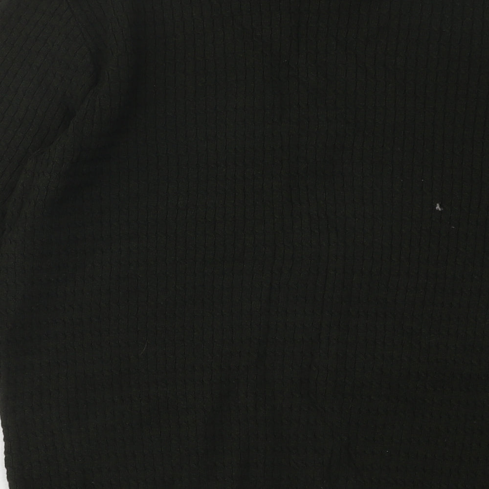 River Island Mens Green Round Neck Cotton Pullover Jumper Size M