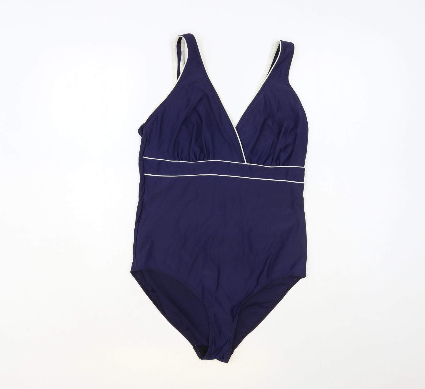 F&F Womens Blue Nylon One Piece Size 16