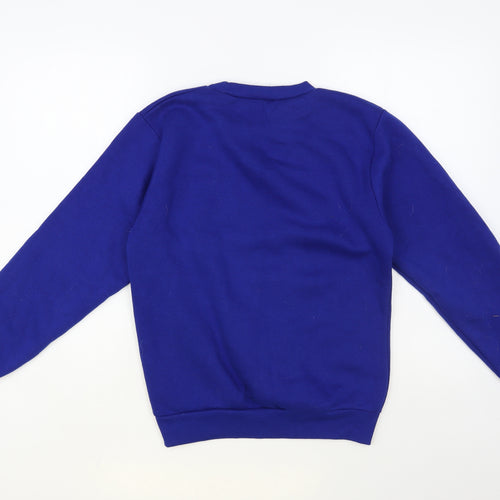 Preworn Womens Blue Polyester Pullover Sweatshirt Size XS Pullover - Santa Floss