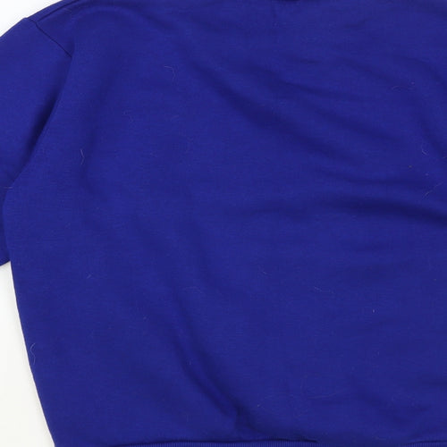 Preworn Womens Blue Polyester Pullover Sweatshirt Size XS Pullover - Santa Floss