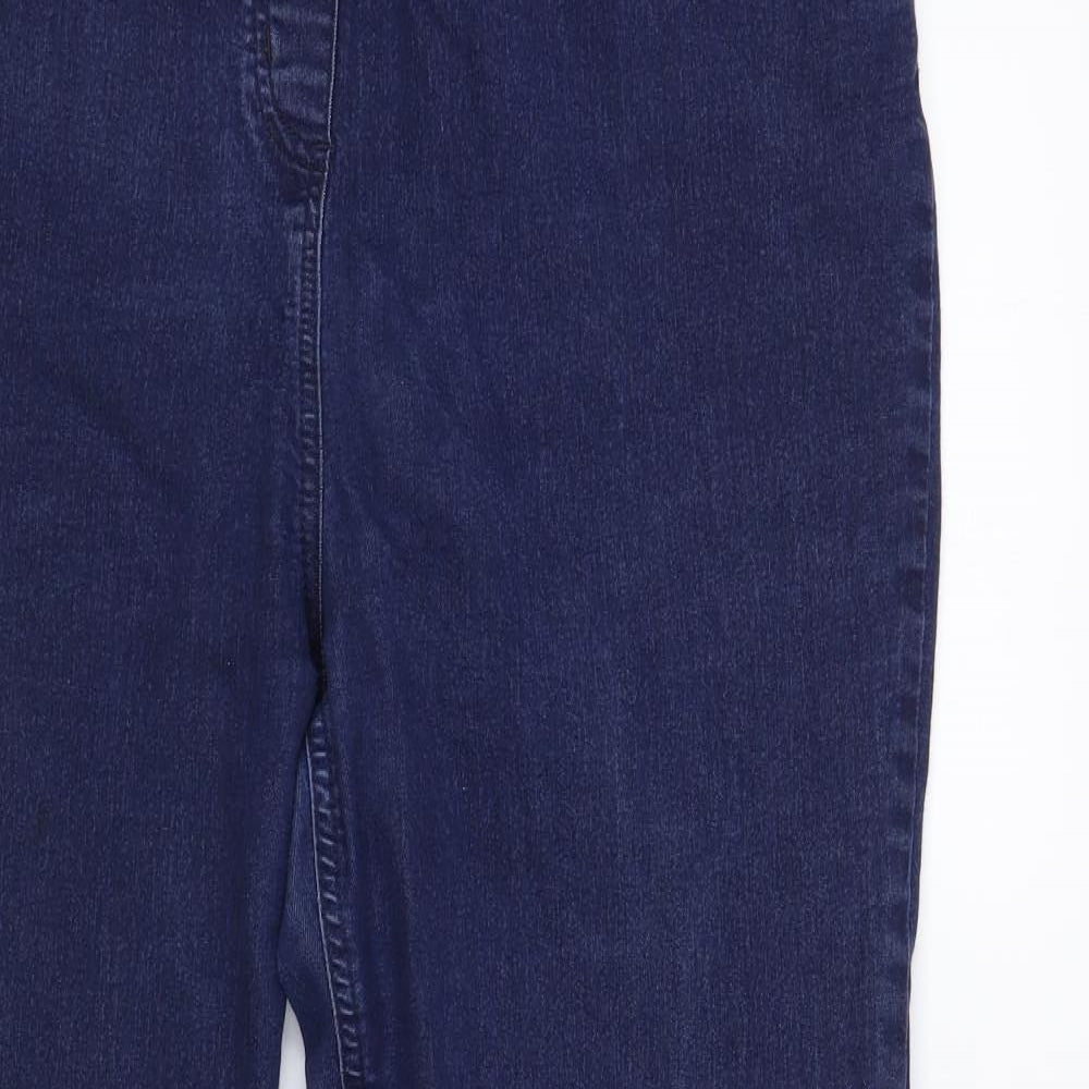 TU Womens Blue Cotton Jegging Jeans Size 20 L30 in Regular