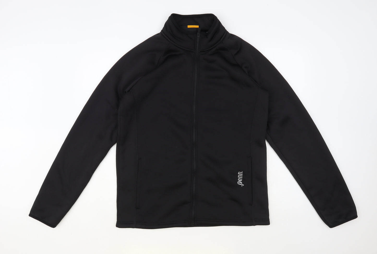 Penn Mens Black Polyester Full Zip Sweatshirt Size L - Fluffy Lining