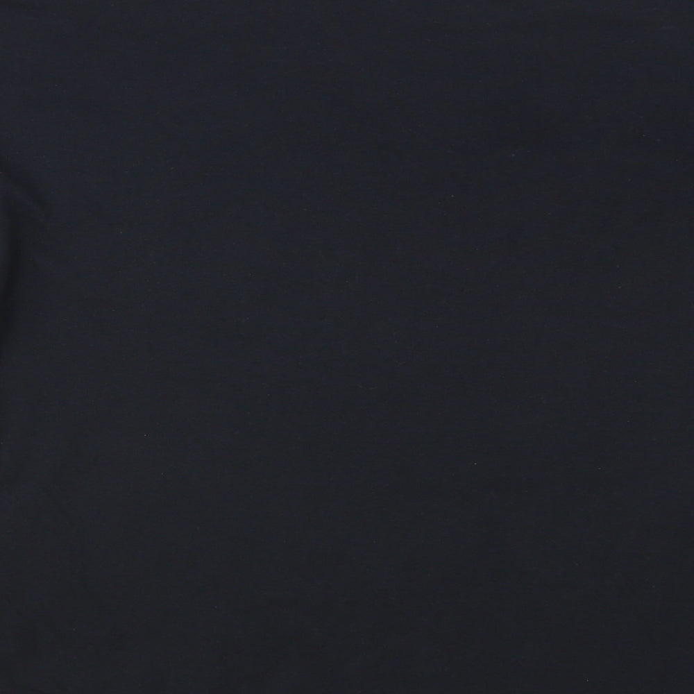 Traditonal Craftwear Womens Black Cotton Basic T-Shirt Size L Crew Neck - Ireland