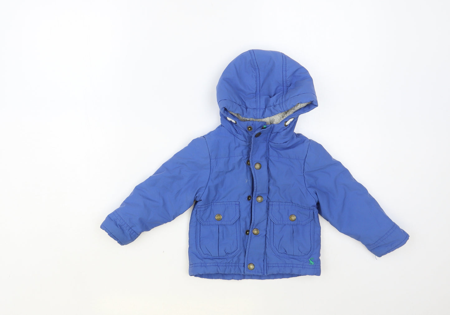 Joules Baby Blue Puffer Jacket Jacket Size 12 Months Zip