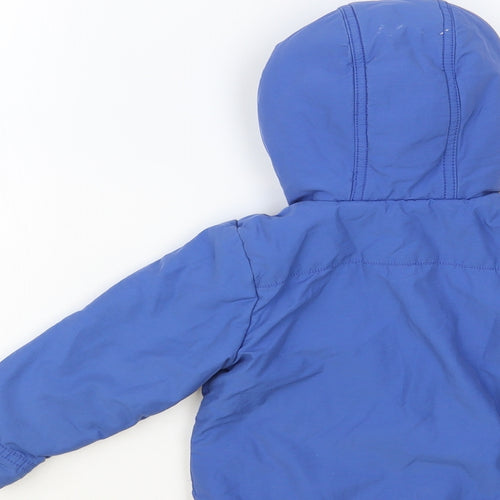 Joules Baby Blue Puffer Jacket Jacket Size 12 Months Zip
