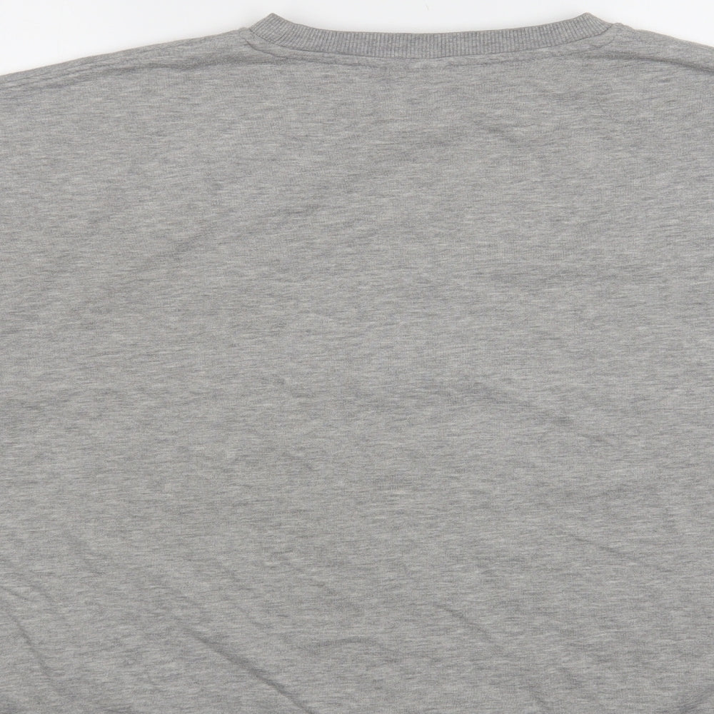 Primark Womens Grey Cotton Pullover Sweatshirt Size 10 Pullover - Mickey & Minnie