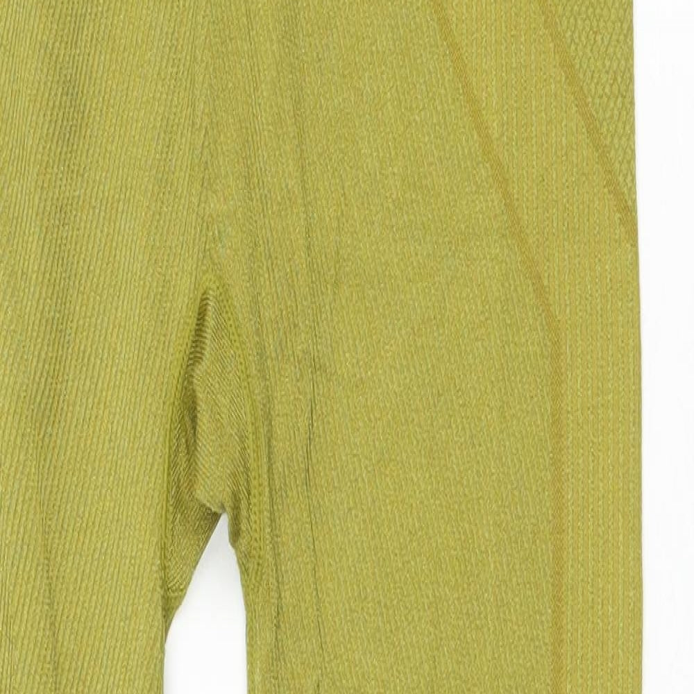 Primark Womens Green Nylon Jogger Leggings Size M L23 in Regular Pullover