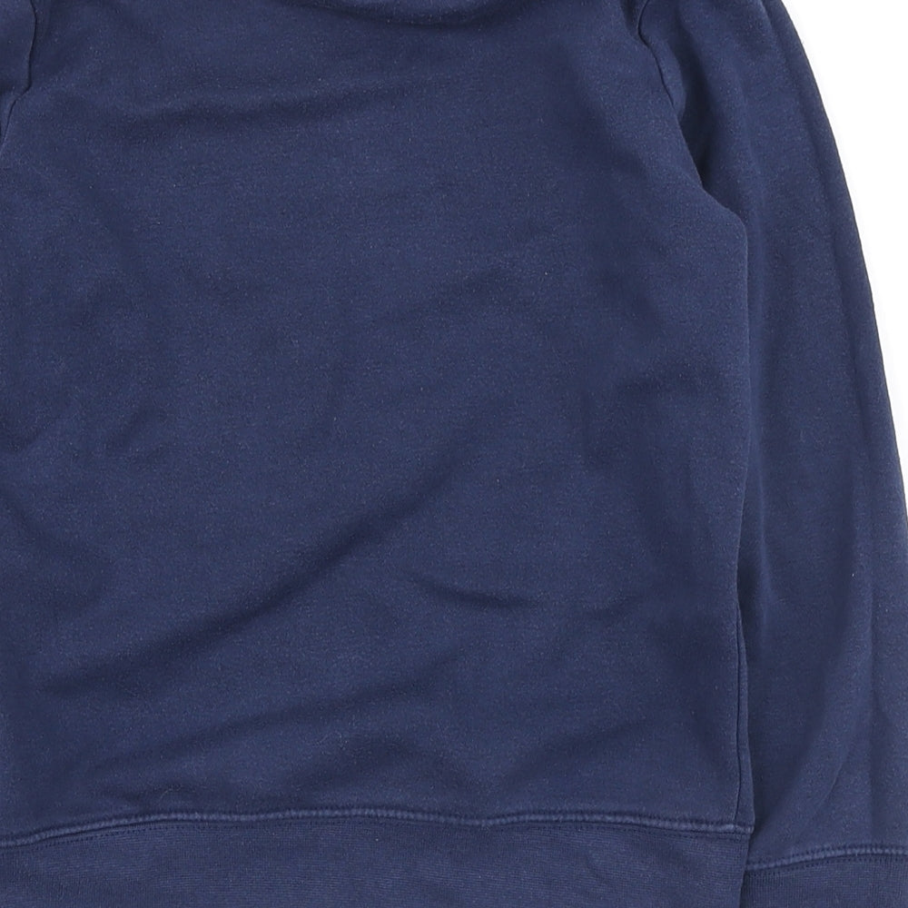 Nike Boys Blue Polyester Pullover Sweatshirt Size 6-7 Years