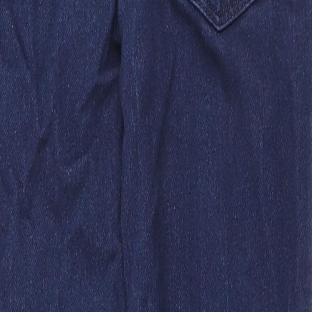 Dunnes Stores Boys Blue Polyester Straight Jeans Size 8-9 Years Regular Drawstring