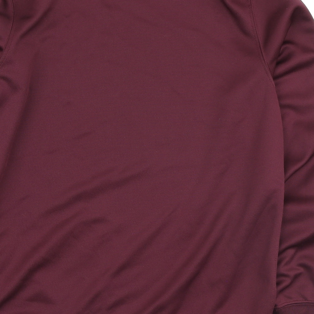 Nike Womens Purple Polyester Pullover Sweatshirt Size S Pullover