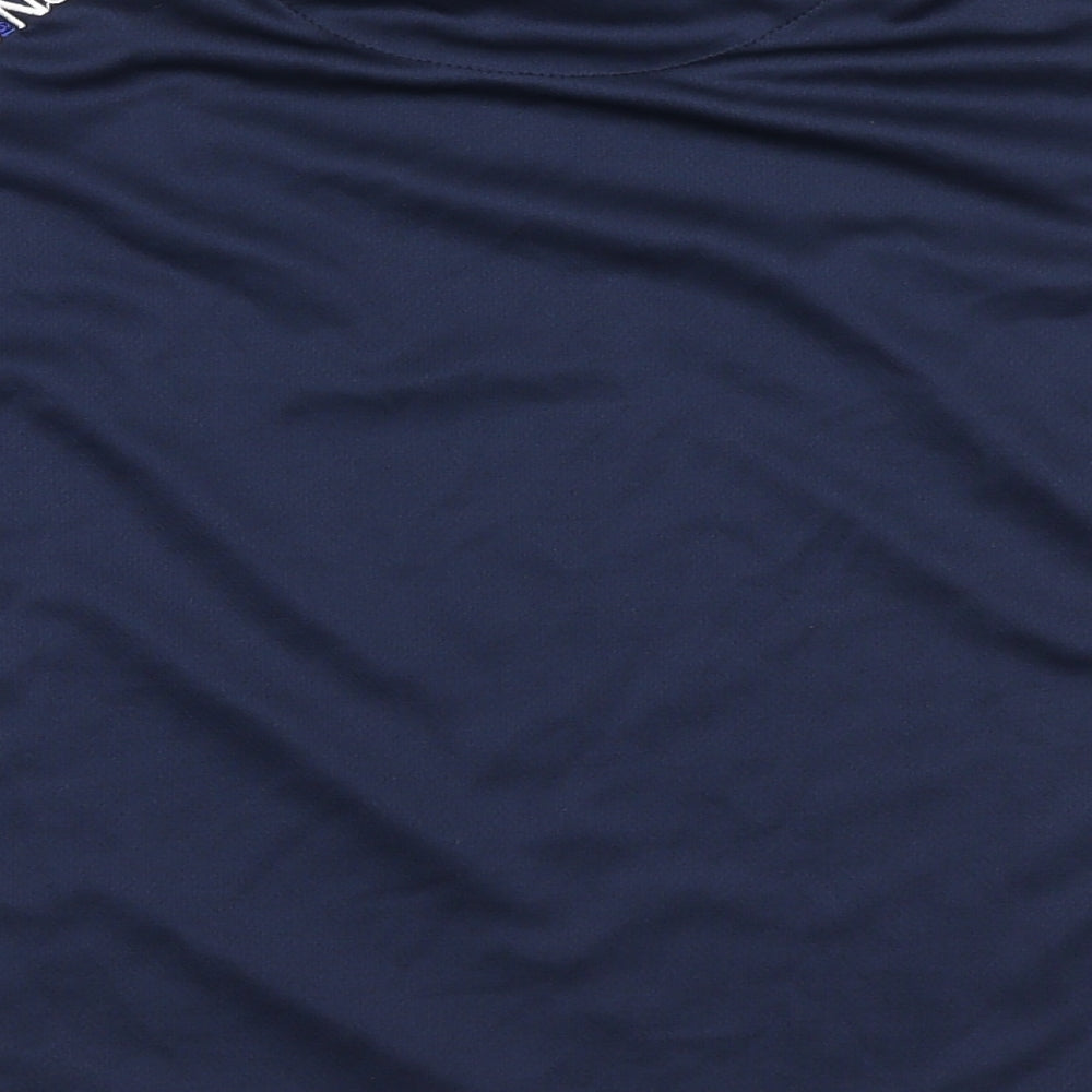 O'Neills Boys Blue Polyester Basic T-Shirt Size 9-10 Years Round Neck Pullover