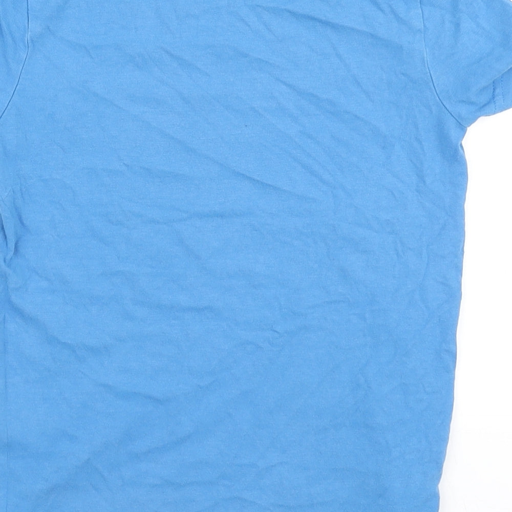 F&F Boys Blue Cotton Basic Polo Size 5-6 Years Round Neck - Gamer for Life