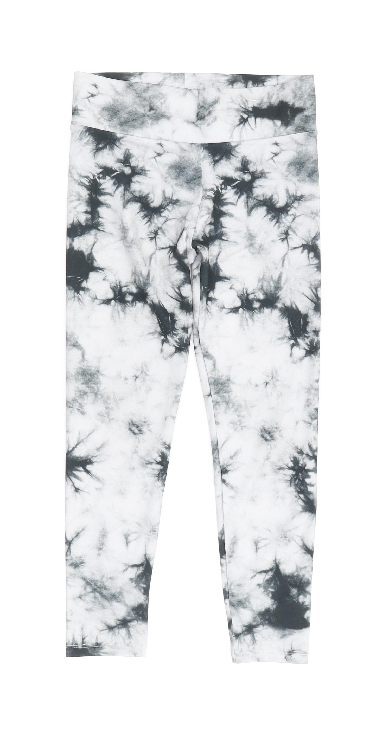 George Girls Grey Tie Dye Polyester Jegging Trousers Size 8-9 Years Regular - Leggings