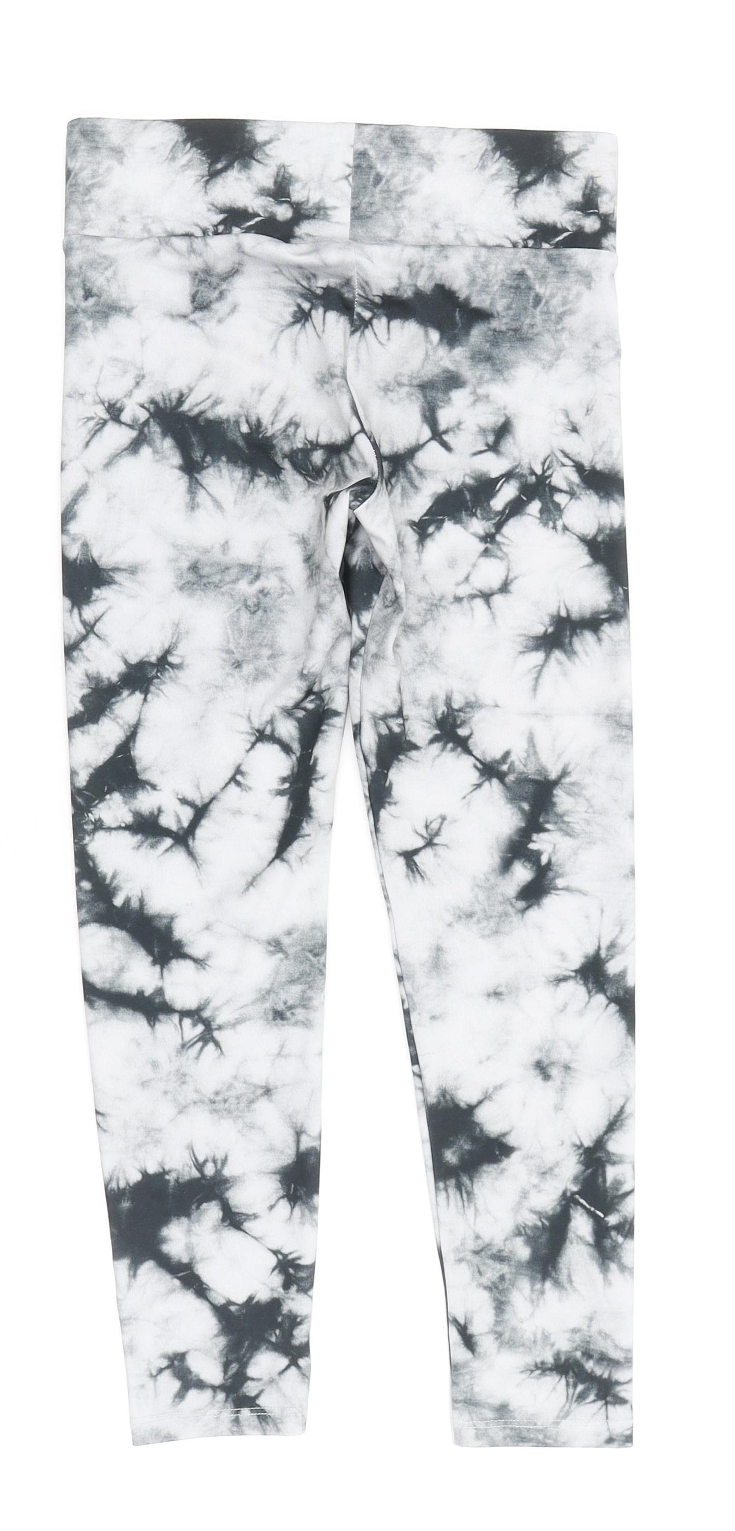 George Girls Grey Tie Dye Polyester Jegging Trousers Size 8-9 Years Regular - Leggings