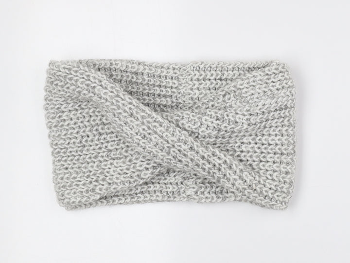 Preworn Womens Grey Polyester Scarf - Snood