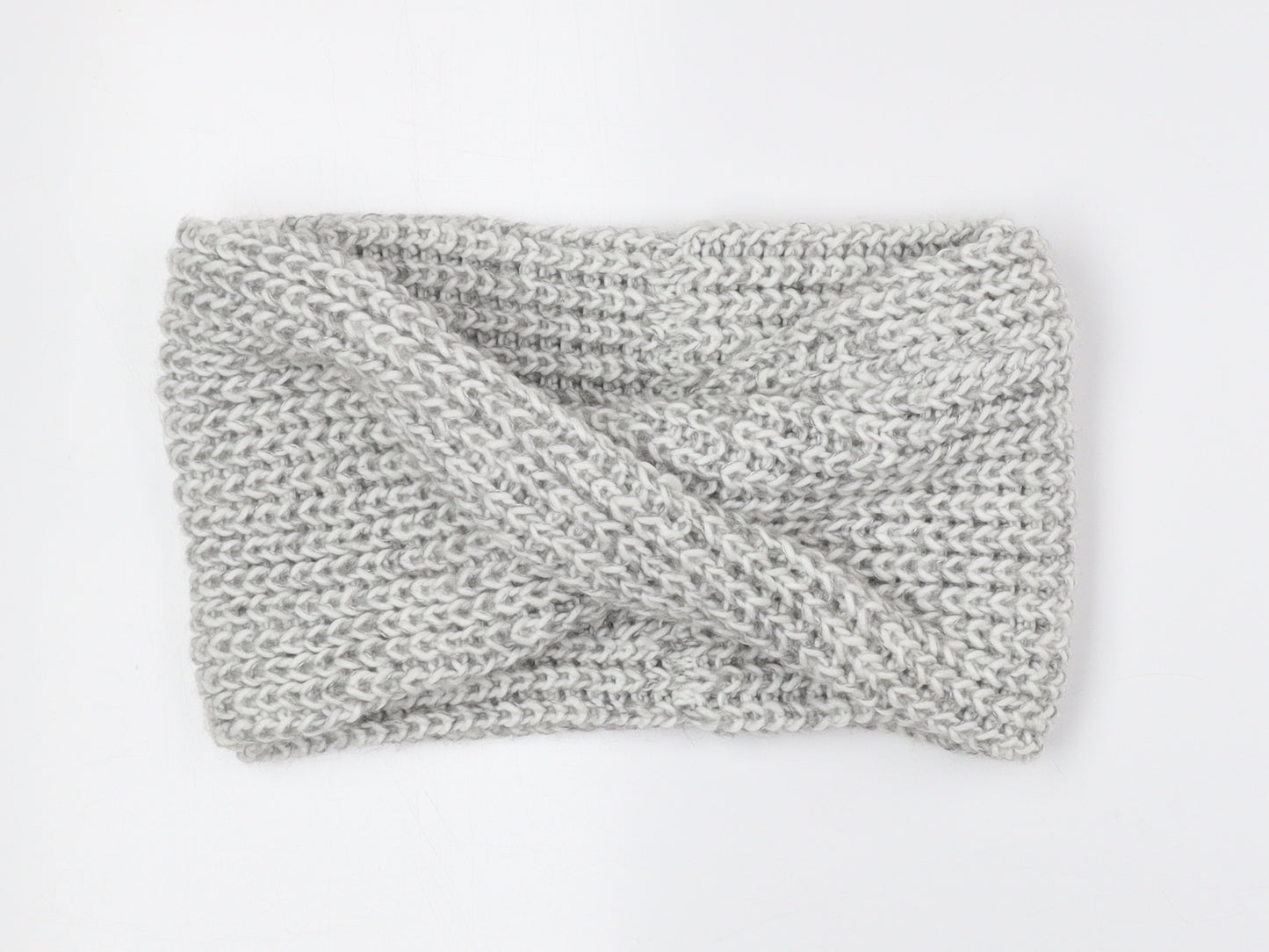 Preworn Womens Grey Polyester Scarf - Snood