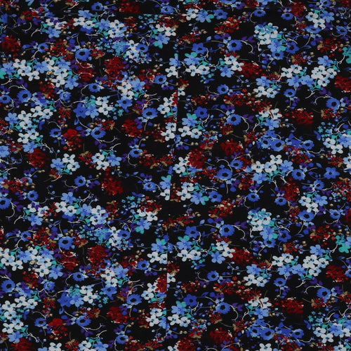 Simply Be Womens Multicoloured Floral Polyester A-Line Size 24 Crew Neck